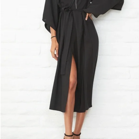 🌟HP🌟OCEAN+MAIN Kimono Wrap Duster - Picture 2 of 13